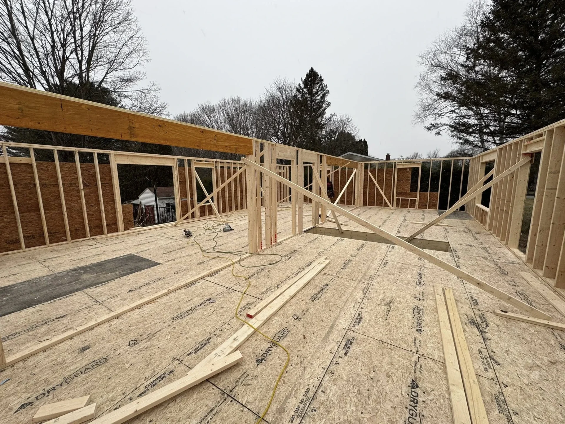 Second Story Addition Guide Connecticut - Framing a custom home addition in Hebron